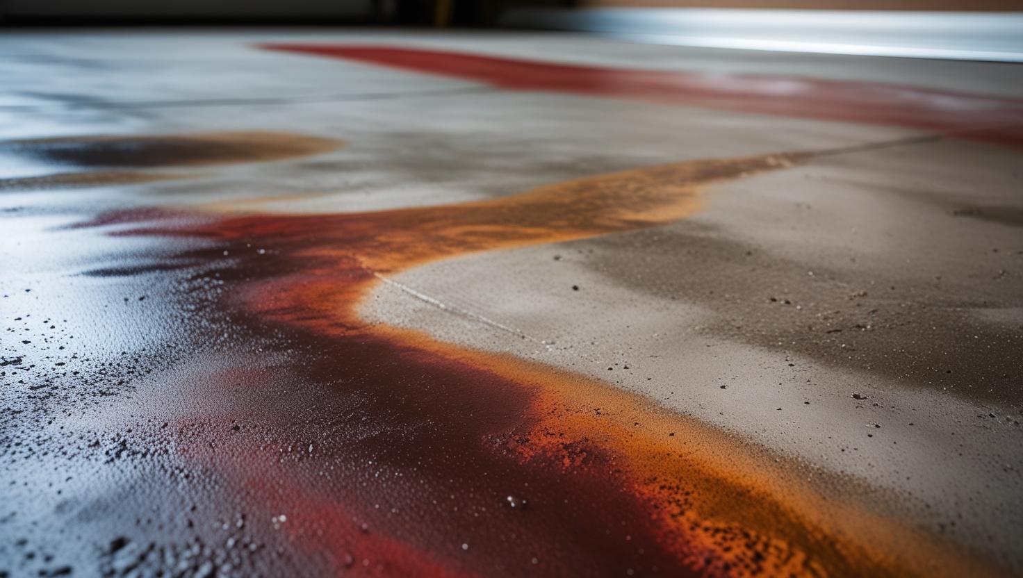 concrete staining for garage floors in Salt Lake City, Utah