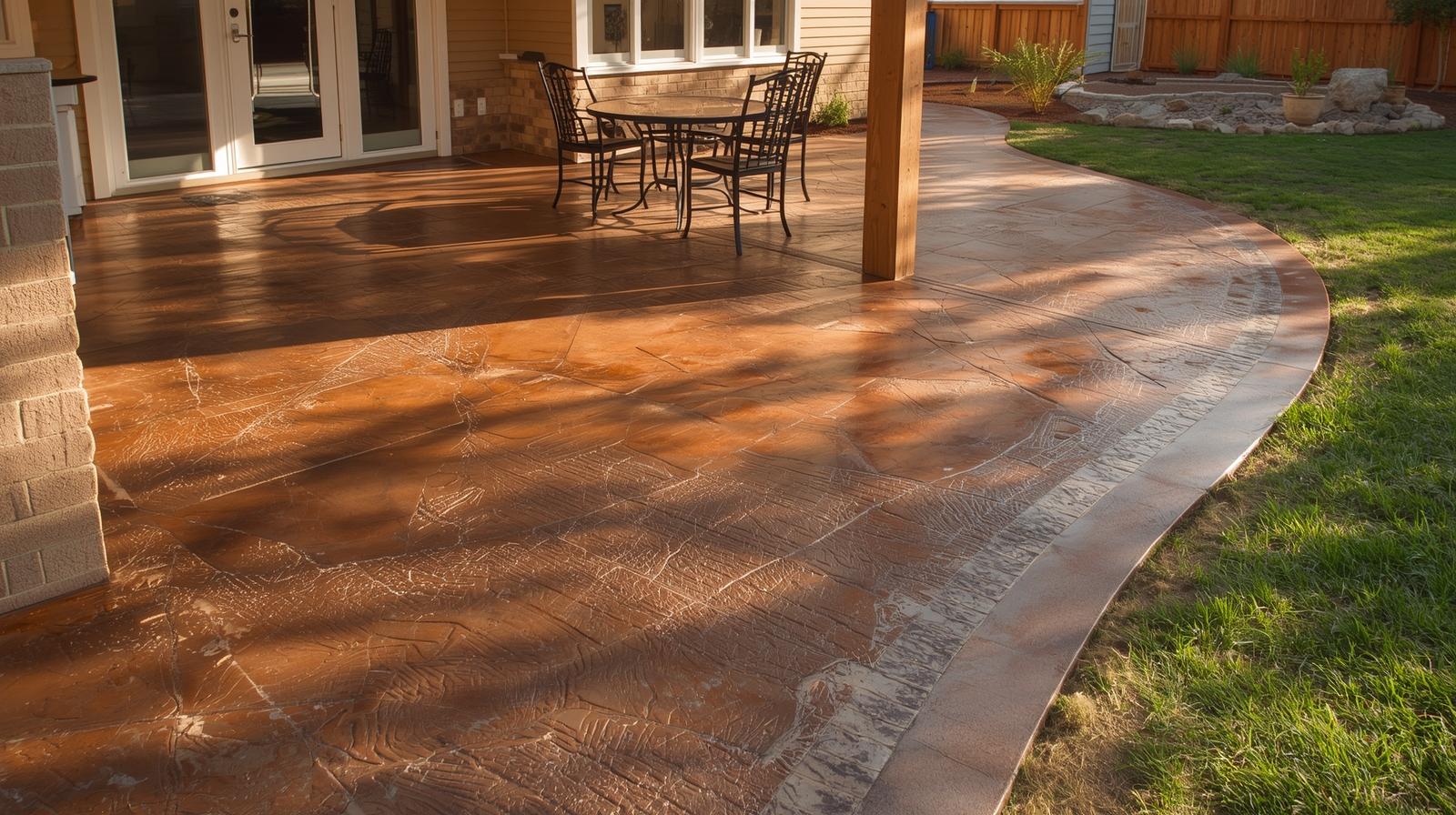 Stained Concrete for Patios and Driveways in Salt Lake City